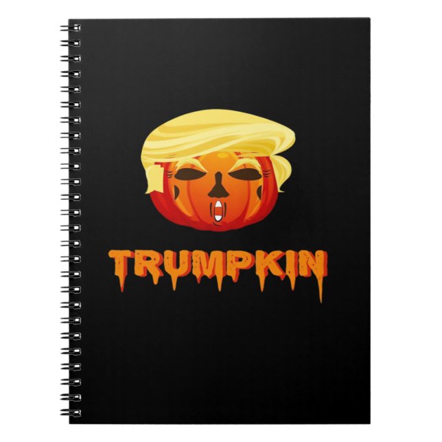 Carnet Halloween réjouissant - Trumpkin Classic (Devant)