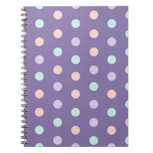 Carnet Halloween sans couture motif avec isolat pois