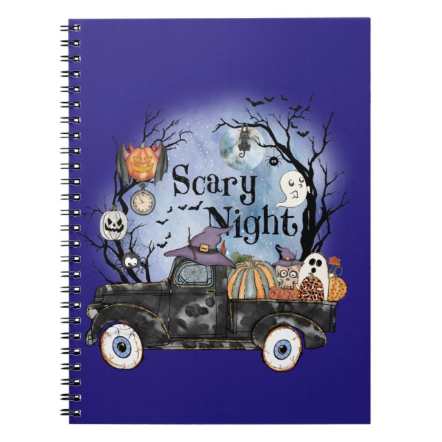 Carnet Halloween Scary Night (Devant)
