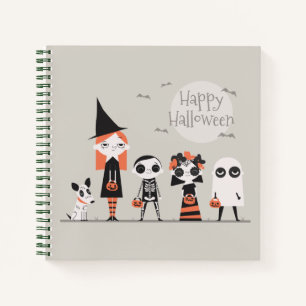 Carnet Halloween simple mais élégant   Ordinateur portabl