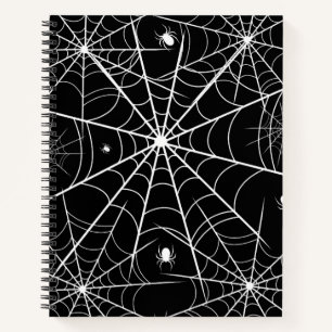 Carnet Halloween Spider Web