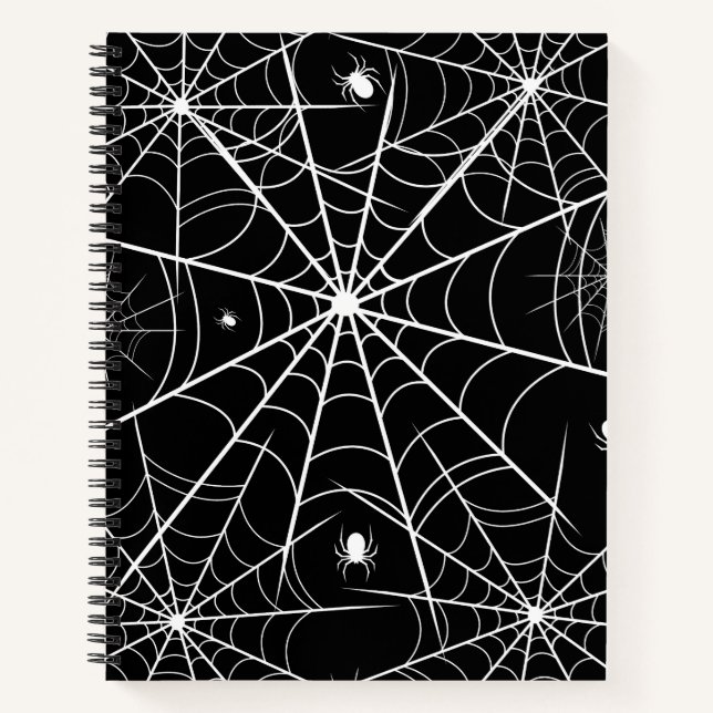 Carnet Halloween Spider Web (Devant)