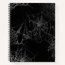Carnet Halloween Spider Web