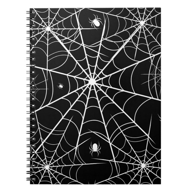 Carnet Halloween Spider Web (Devant)