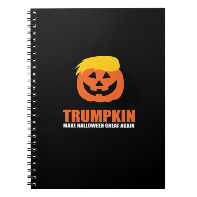Carnet Halloween Trumpkin V2 (Devant)