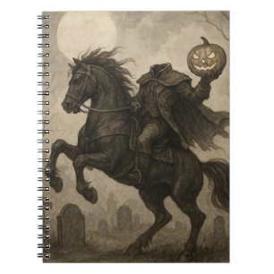 Carnet Halloween vintage/gothique sans tête/automne