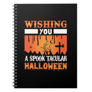 Carnet Halloween Vous Souhaite Une Halloween Éffrayante