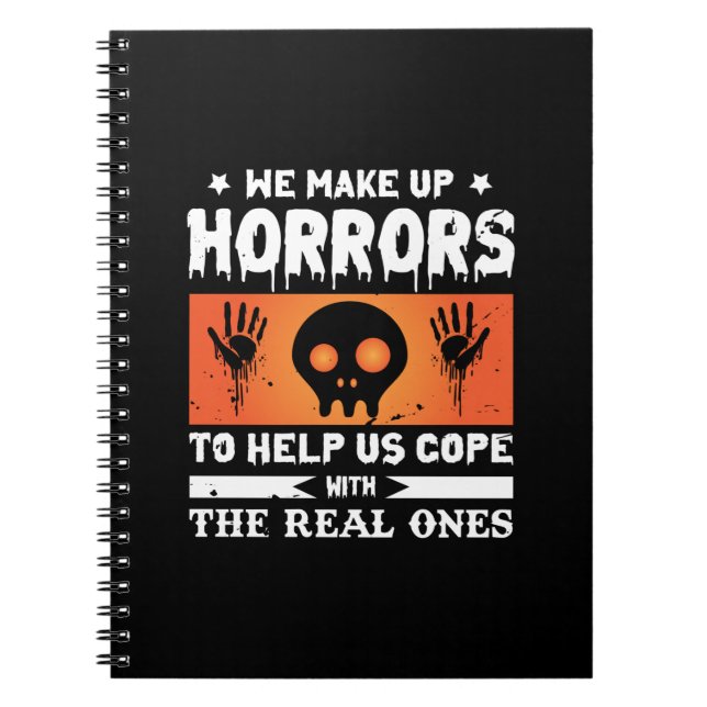 Carnet Halloween We Make up Horrors (Devant)