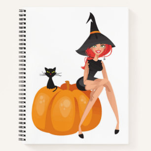 CARNET HALLOWEEN WITCH