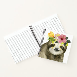 Carnet Halo tropical Sweet Sloth