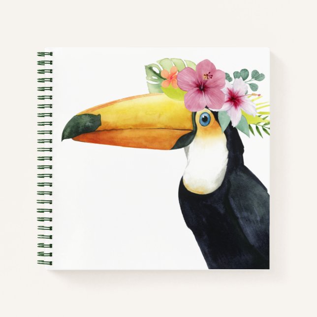 Carnet Halo tropical - Toucan (Devant)