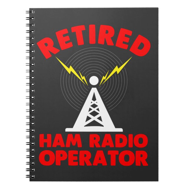 Carnet Ham Radio Opérateur Retraite Radio Tour Papa (Devant)
