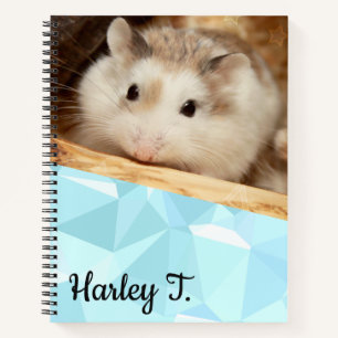 Carnet Hammyville - Cute Hamster Cool géométrique