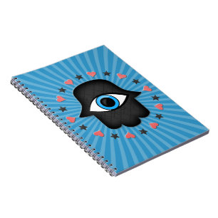 Carnet hamsa khamsa OEil à la main de la déesse