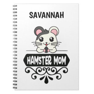 Carnet Hamster maman amoureux des animaux mignons