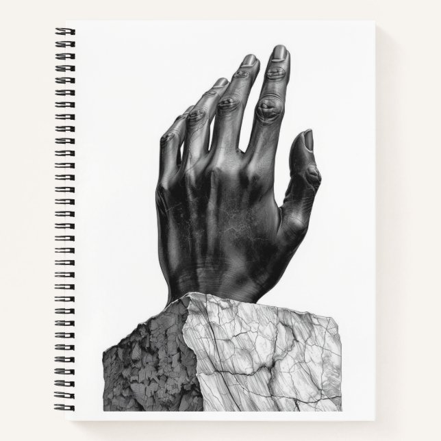 Carnet Hand of Creator - Marble Art Notebook (Devant)