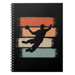 Carnet Handball Player Retro