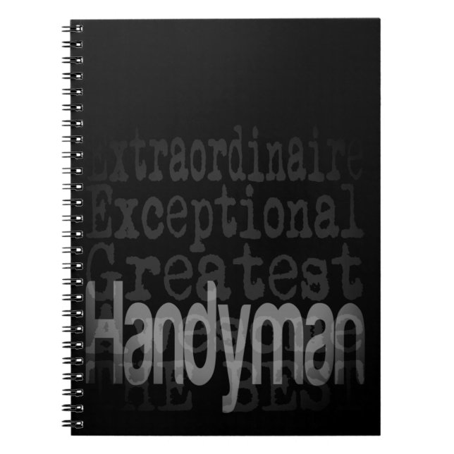 Carnet Handyman Extraordinaire (Devant)
