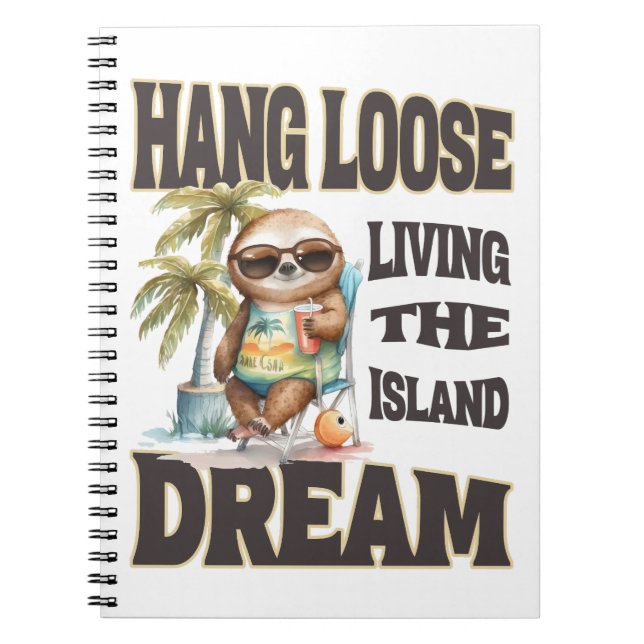 Carnet Hang Loose Island Dream (Devant)
