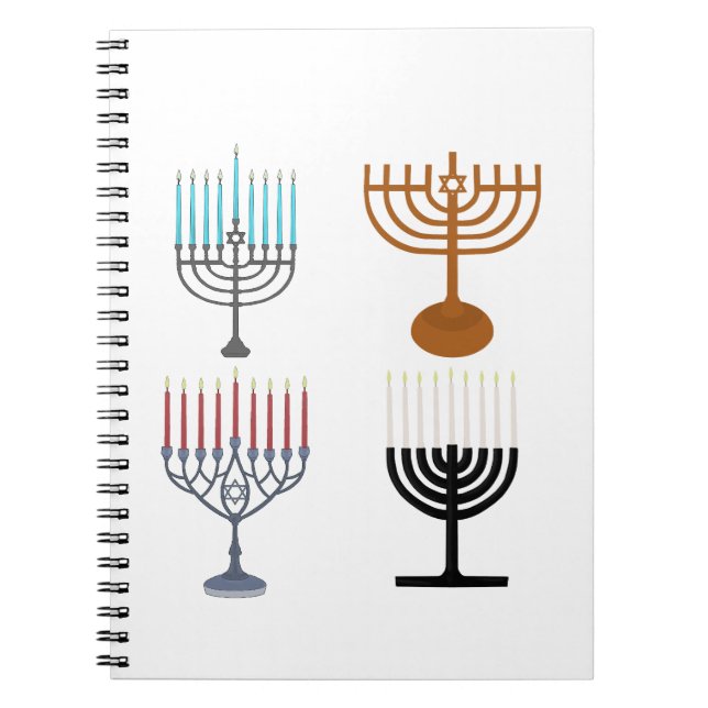 Carnet Hanoukka judaïsme religion juive (Devant)