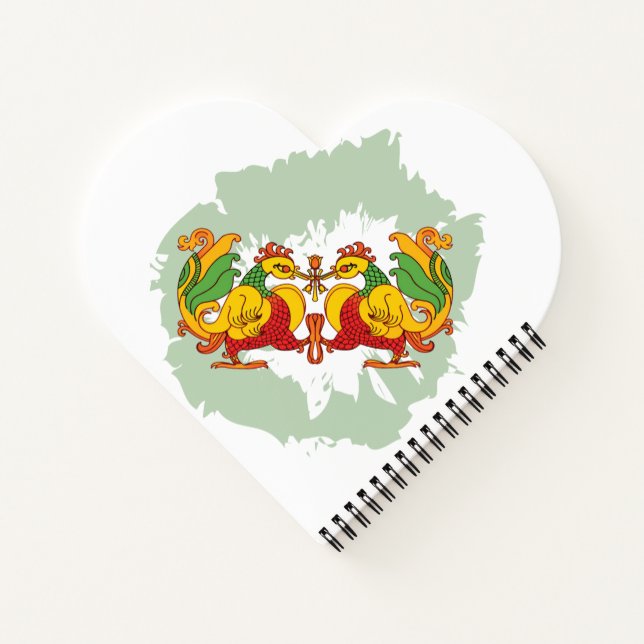 Carnet Hansa Puttuwa – Two Entwined Swans (Dos)