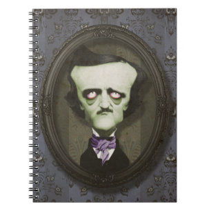 Carnet hanté de Poe de zombi