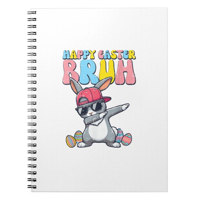 Carnet Happy Easter Bruh Bunny Dab Rabbit Dance Boys Kids (Devant)