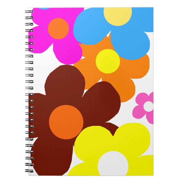 Carnet Happy Flowers (Devant)