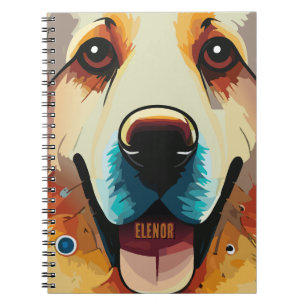 Carnet Happy Golden Retriever