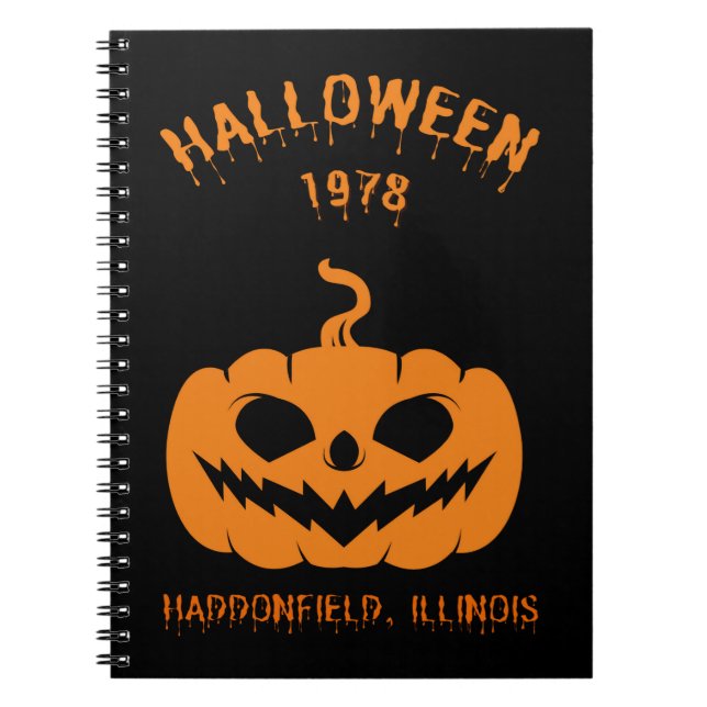 Carnet Happy Halloween 1978 Haddonfield, Illinois (Devant)