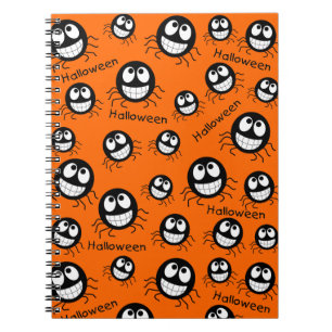 Carnet Happy Halloween Spider Collage