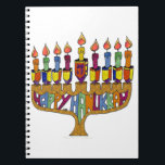 Carnet Happy Hanukkah Dreidels Menorah<br><div class="desc">You are viewing The Lee Hiller Design Collection. Appareil,  Venin & Collectibles Lee Hiller Photofy or Digital Art Collection. You can view her her Nature photographiy at at http://HikeOurPlanet.com/ and follow her hiking blog within Hot Springs National Park.</div>