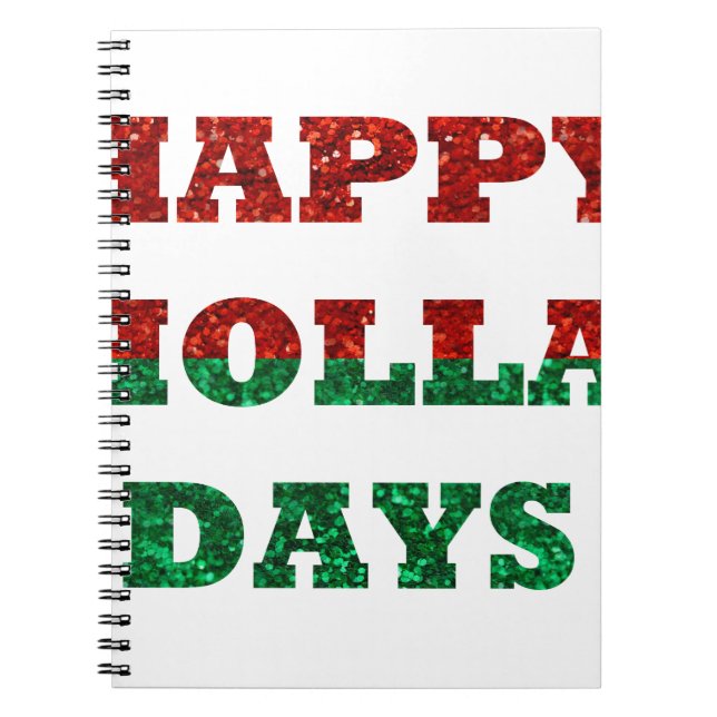 Carnet happy holla days (Devant)