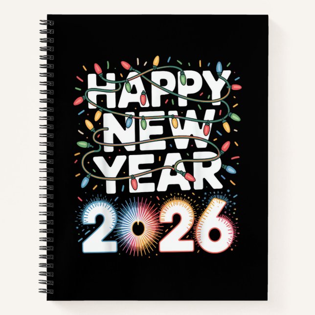 Carnet Happy New Year 2026 (Devant)