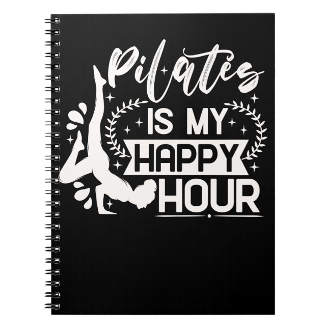 Carnet Happy Pilates Instructor Girl Funny Pilates Lover (Devant)