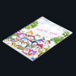 Carnet Happy Snowman Le Festival de Merry Christmas Funny<br><div class="desc">Joyeux Snowmans Joyeux Noël Fête Dessin Drôle Dessin Dessin Dessin Dessin Célébration Snowman - Choisissez / Ajoutez votre texte unique / Police / Couleur - Faites votre cadeau spécial - Redimensionnez et déplacez ou retirez et ajoutez des éléments / image avec outil de personnalisation ! - Dessin et design par...</div>