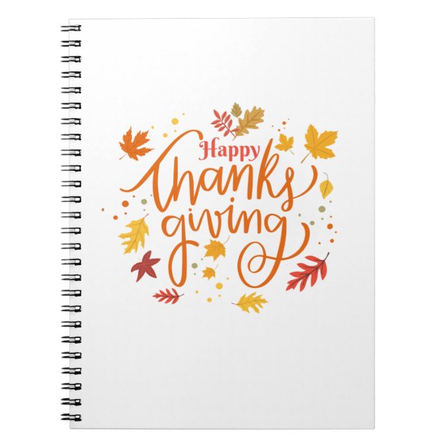 Carnet Happy Thanksgiving (Devant)