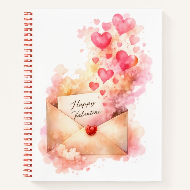 Carnet Happy Valentine Romantic Love Notebook (Devant)