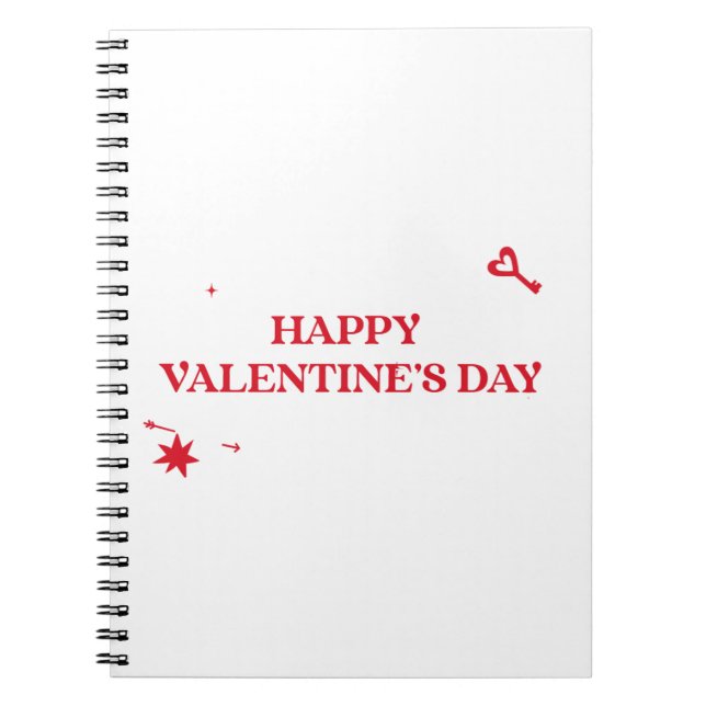 Carnet Happy Valentines Day (Devant)