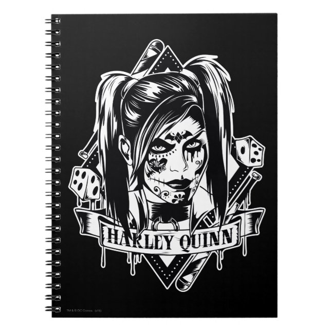 Carnet Harley Quinn Badge (Devant)