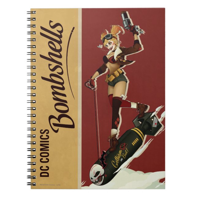 Carnet Harley Quinn Bombshells Pinup (Devant)