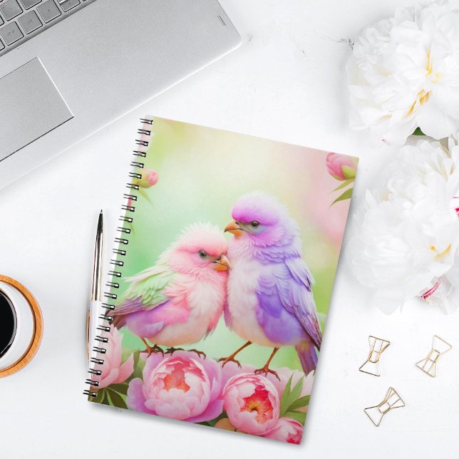 Carnet Harmonie Pastel : Oiseaux Chanteurs Floconneux (Organize Beauty: Pastel Songbirds Notebook for Notes, Journaling, and Planning!)
