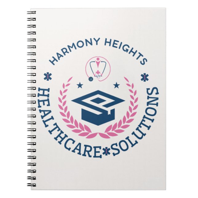Carnet Harmony Heights Healthcare Solutions Logo de l'ent (Devant)