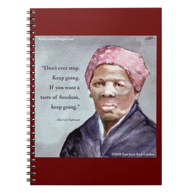 Carnet Harriet Tubman & Quote (Devant)