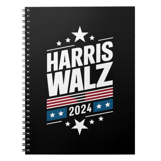 Carnet Harris Waltz 2024 Kamala Harris Tim Waltz 2024 (Devant)