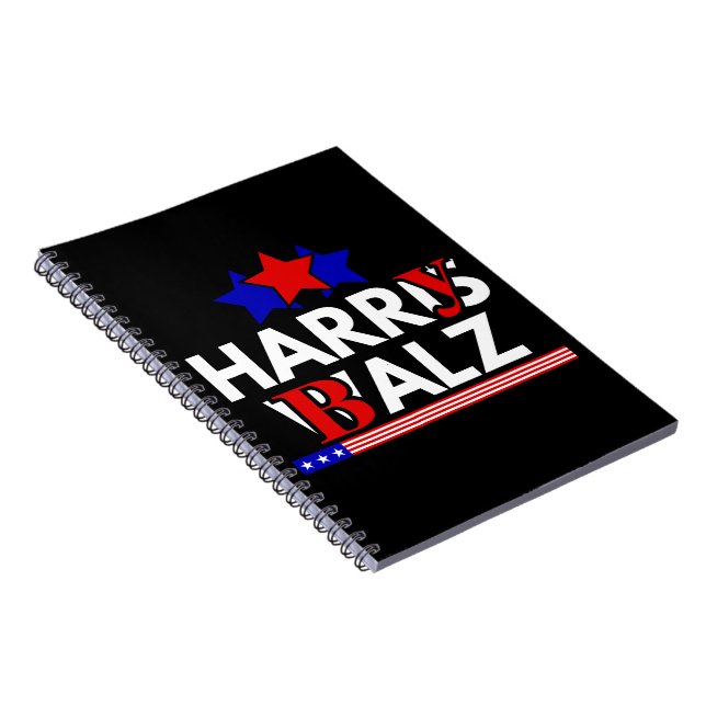 Carnet Harris Walz 24 Harry Balz 2024 Mème Démocrates (Côté Droit)