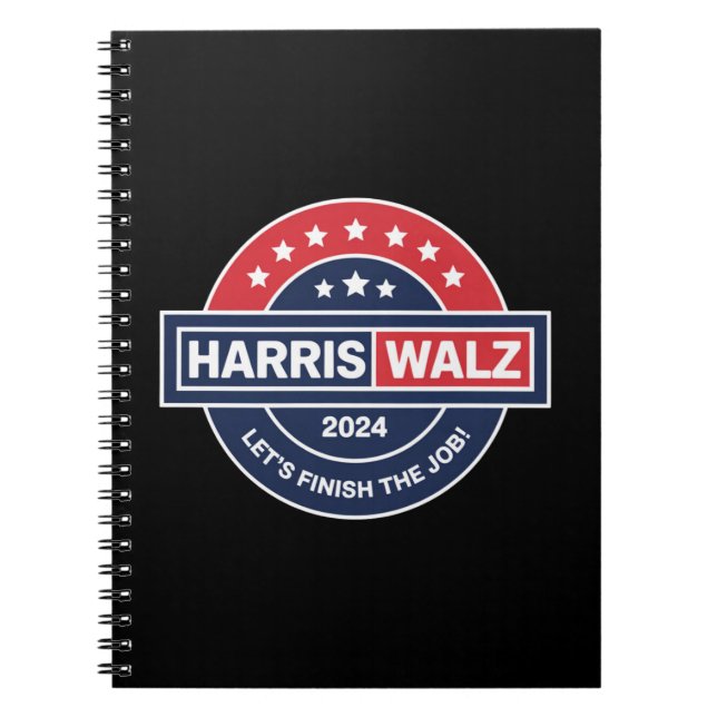 Carnet Harris Walz 24 Kamala Harris Madame la Présidente  (Devant)