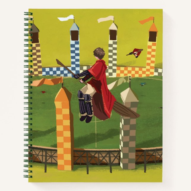 Carnet HARRY POTTER™ à la recherche de l'entonnoir d'or (Devant)