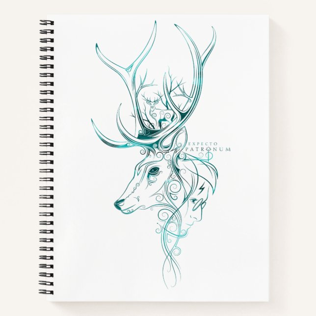 Carnet Harry Potter | Aguamenti EXPECTO PATRONUM™ Stag (Devant)