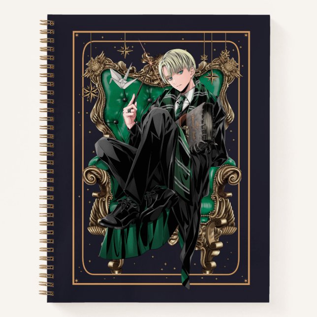 Carnet HARRY POTTER™ | Anime Draco Malfoy Assis (Devant)